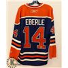 Image 1 : JORDAN EBERLE SIGNED JERSEY EDMONTON OILERS PRO AM