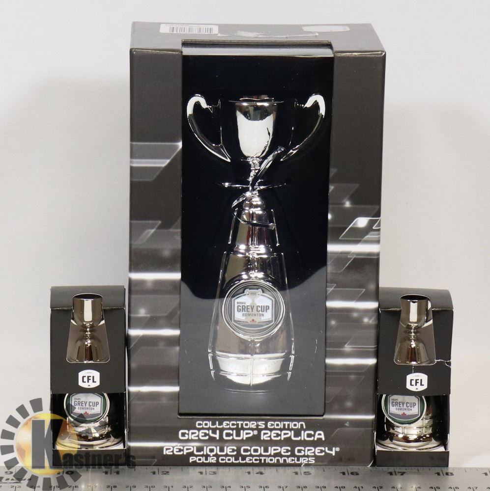 NEW 2018 GREY CUP EDMONTON TROPHY REPLICA CFL