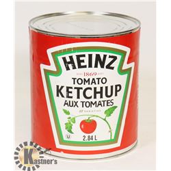 TIN OF HEINZ TOMATO KETCHUP AUX TOMATOES, 2.84 L