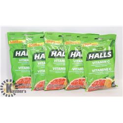 5 PKG HALLS VITAMIN C SUPPLEMENT DROPS