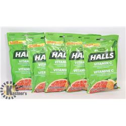5 PKG HALLS VITAMIN C SUPPLEMENT DROPS