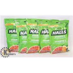 5 PKG HALLS VITAMIN C SUPPLEMENT DROPS