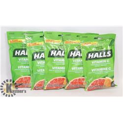 5 PKG HALLS VITAMIN C SUPPLEMENT DROPS
