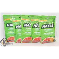 5 PKG HALLS VITAMIN C SUPPLEMENT DROPS