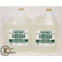 2 EACH 5 L CONTAINERS OF HEINZ PURE WHITE VINEGAR