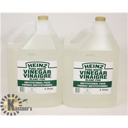2 EACH 5 L CONTAINERS OF HEINZ PURE WHITE VINEGAR