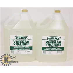 2 EACH 5 L CONTAINERS OF HEINZ PURE WHITE VINEGAR