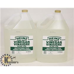 2 EACH 5 L CONTAINERS OF HEINZ PURE WHITE VINEGAR