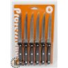 Image 1 : NEW! 6PC 5" STEAK KNIVES