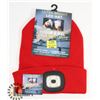Image 1 : NEW! ULTRA BRIGHT LED HEADLIGHT TOQUE (RED)