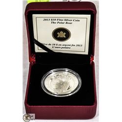 FINE SILVER COIN POLAR BEAR