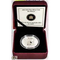 FINE SILVER COIN THE BEAVER