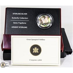 STERLING SILVER SPANGELED FRITILLARY