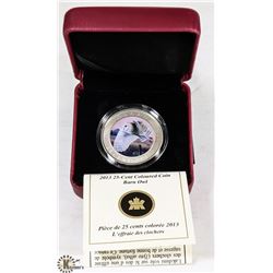 COLOURED COIN BARN OWL