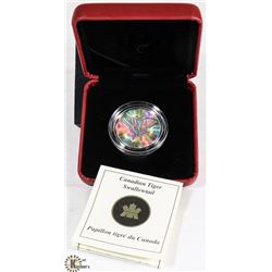 STERLING HOLOGRAM SILVER BUTTERFLY COIN