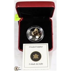 STERLING SILVER BUTTERFLY COIN