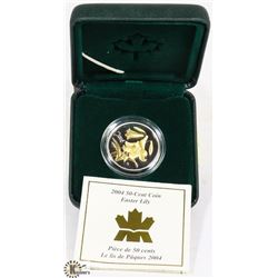 EASTER LILY SILVER COIN