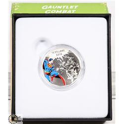 DC COMICS SILVER COIN GAUNTLET RCM