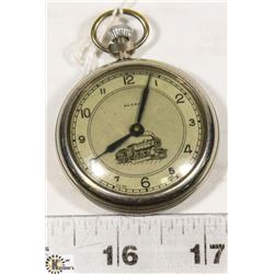 VINTAGE ELENA RAILROAD POCKET WATCH.