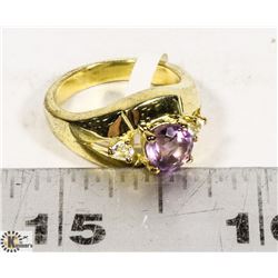 NEW LADIES SILVER 925 GP RING SIZE 6