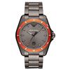 Image 1 : NEW EMPORIO ARMANI 44MM GREY STEEL BRACELET WATCH