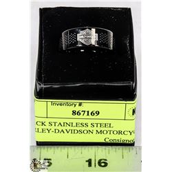 BLACK STAINLESS STEEL HARLEY-DAVIDSON MOTORCYCLES