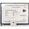 Image 1 : LOOSE PEAR SHAPED NATURAL RUBY CORUNDUM GEMSTONE