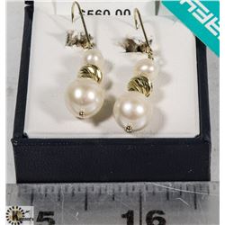 HUDSON'S BAY 14KT YELLOW GOLD FRESHWATER PEARL