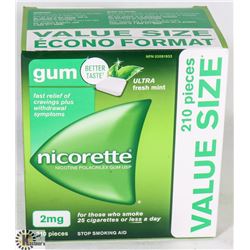 NICORETTE GUM 2MG CAPS FRESH MINT EXP 2022