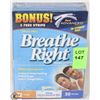 Image 1 : BREATH RIGHT NASAL STRIPS LARGE 30 STRIPS