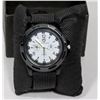 Image 1 : GENIUS ARMY WATCH BLACK WITH WHITE FACE.