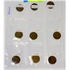 Image 1 : SHEET OF BRITISH PENNIES.