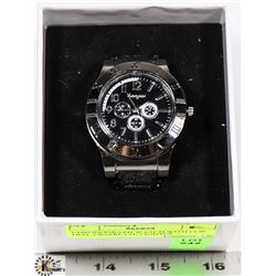 CHRONOGRAPH WATCH WITH FLIP DIAL CIGARETTE LIGHTER