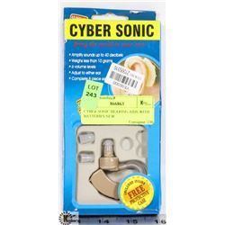 CYBER SONIC HEARING AIDS WITH BATTERIES NEW