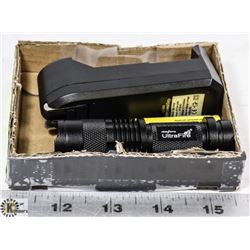 TACTICAL MINI FLASHLIGHT WITH LITHIUM ION