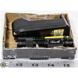 TACTICAL MINI FLASHLIGHT WITH LITHIUM ION