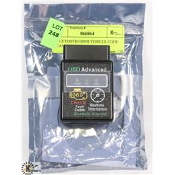 BLUETOOTH OBDII VEHICLE CODE SCANNER