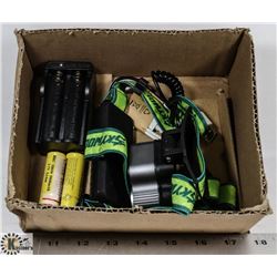 6000 LUMEN TACTICAL HEADLAMP WITH LITHIUM ION