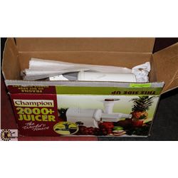 CHAMPION 2000 JUICER, WHITE 1/3HP HEAVY DUTY