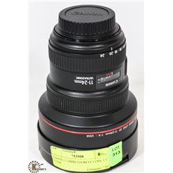 CANON 11-24MM ZOOM EF LENS, 1:4 L USM.