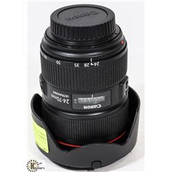 CANON 24-70MM ZOOM EF LENS, 1:2.8 L II USM, WITH