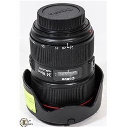 CANON 24-70MM ZOOM EF LENS, 1:2.8 L II USM, WITH