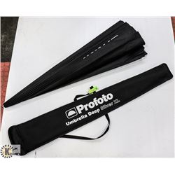 PROFOTO UMBRELLA DEEP SILVER XL WITH CASE.