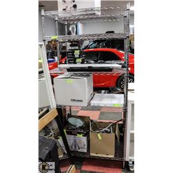 LOT OF TWO 6FT S/S METRO RACK.