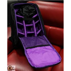 NEW BLACK AND PURPLE G-RAPHY CAMERA STORAGE BACK
