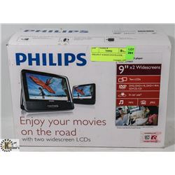 PHILIPS 9" SCREEN DVD PLAYER.