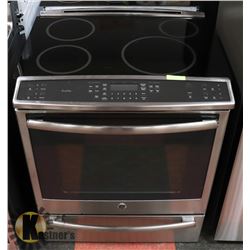 GE PROFILE STAINLESS STEEL FLAT TOP 4 BURNER RANGE