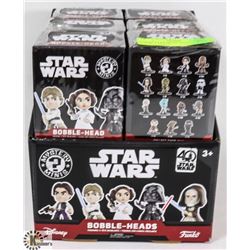 LOT OF STAR WARS MYSTERY MINIS BOBBLE HEADS.