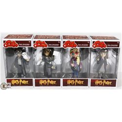 LOT OF 4 ROCK CANDY HARRY POTTER VINYL FIGURES.