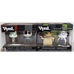 LOT OF 2 VYNL NIGHTMARE BEFORE CHRISTMAS 2 PACK